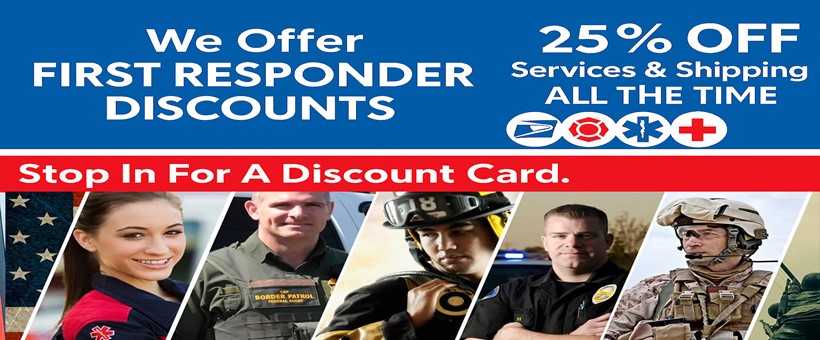 Responders Save 25% Always!